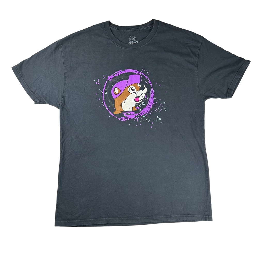 Buc-ees DJ Beaver Graphic T-Shirt Mens XL Black I'm Going Back To Buc-ees Tee
